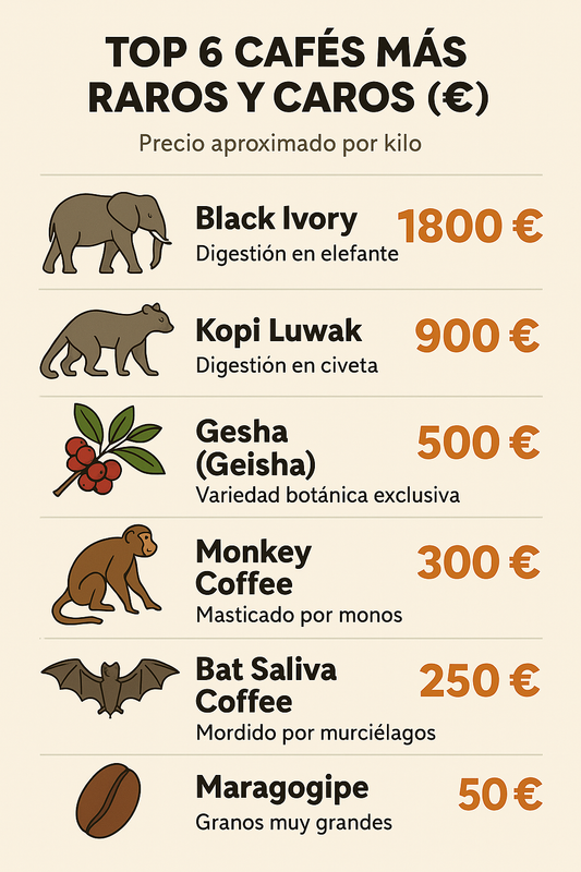 Sabías que... Los cafés más raros y exóticos