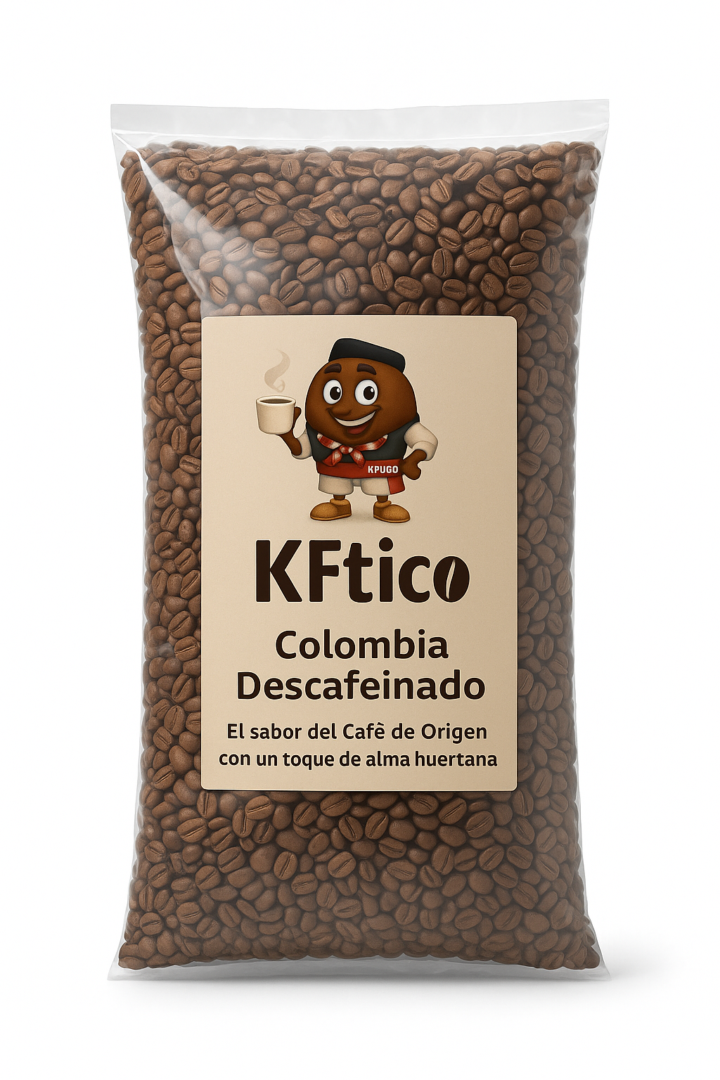 COLOMBIA DESCAFEINADO KFTICO GRANO BOLSA 1K-12K